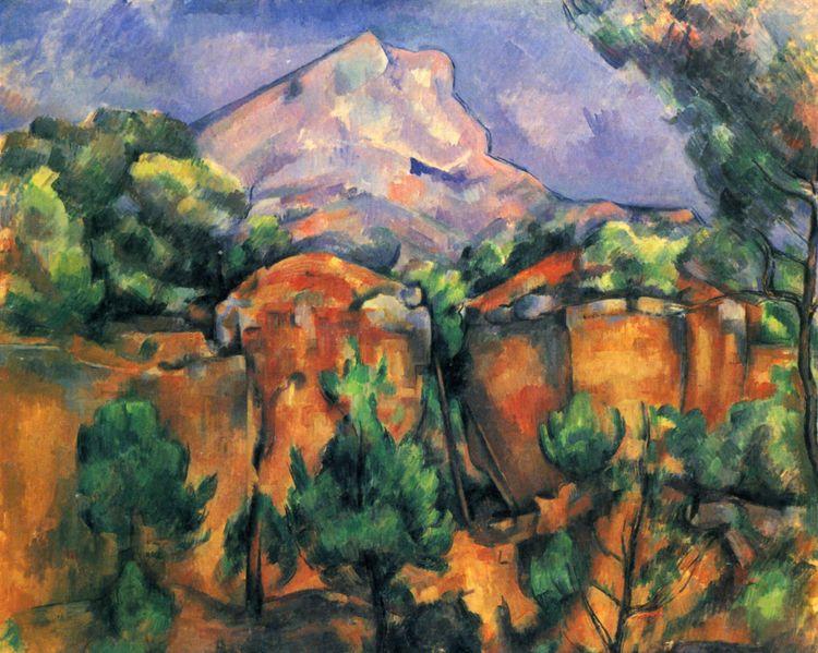 Paul Cezanne Montagne Sainte Victoire oil painting picture